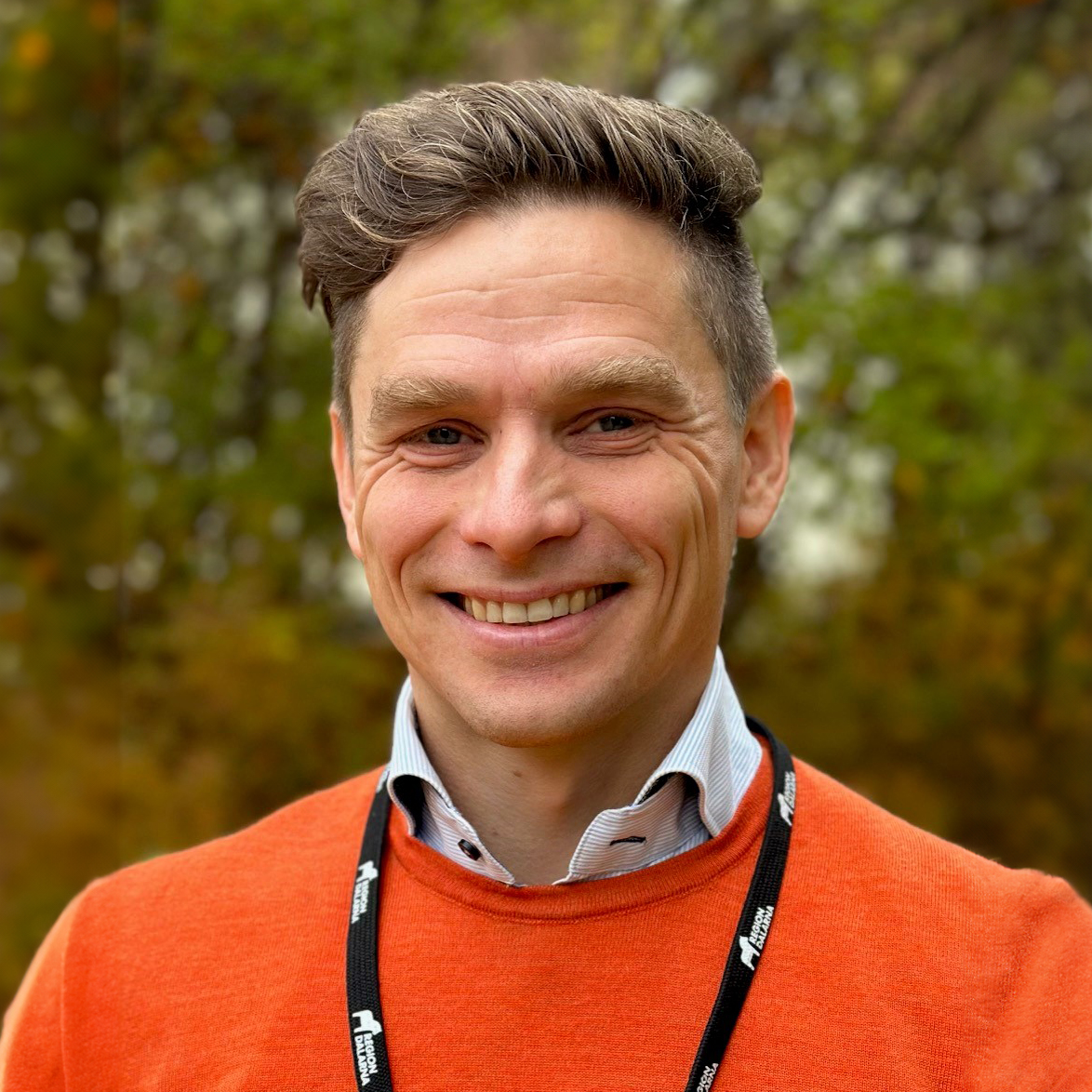 Portrait of Oskar Baggens-Callenås of Region Dalarna