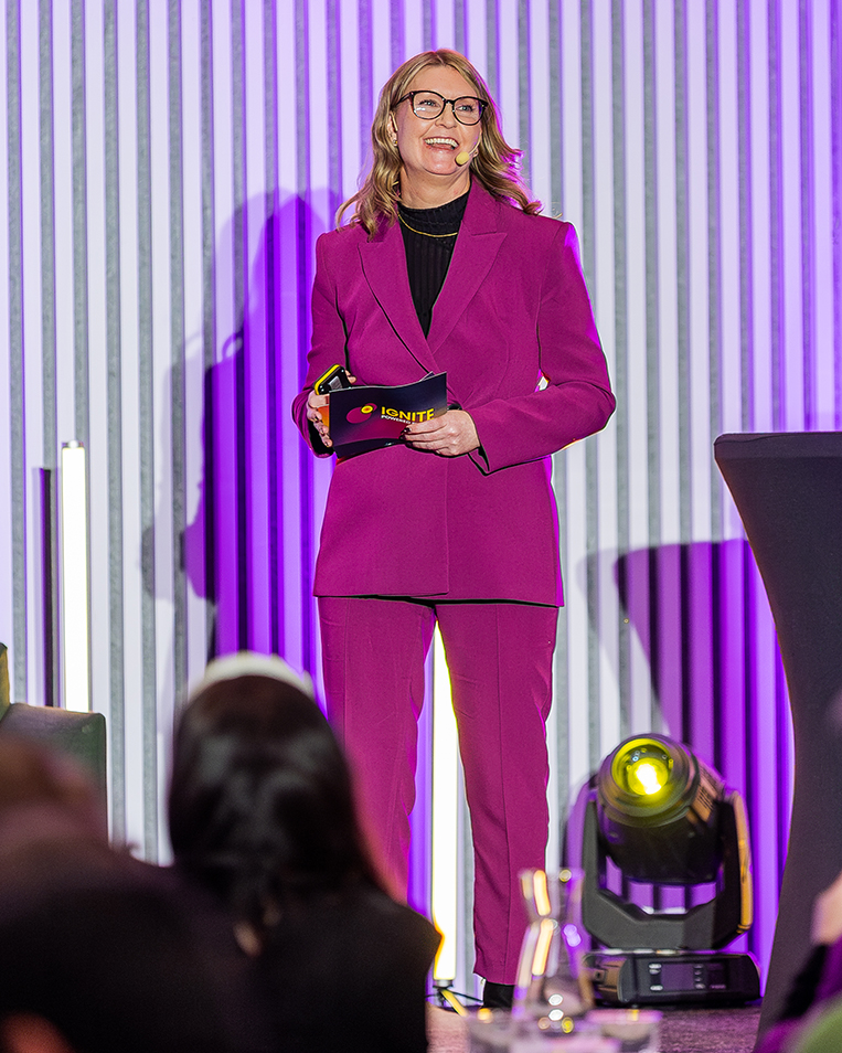 Sara Hamlin, CEO of Ignite Nordic, at Ignite Nordic Summit
