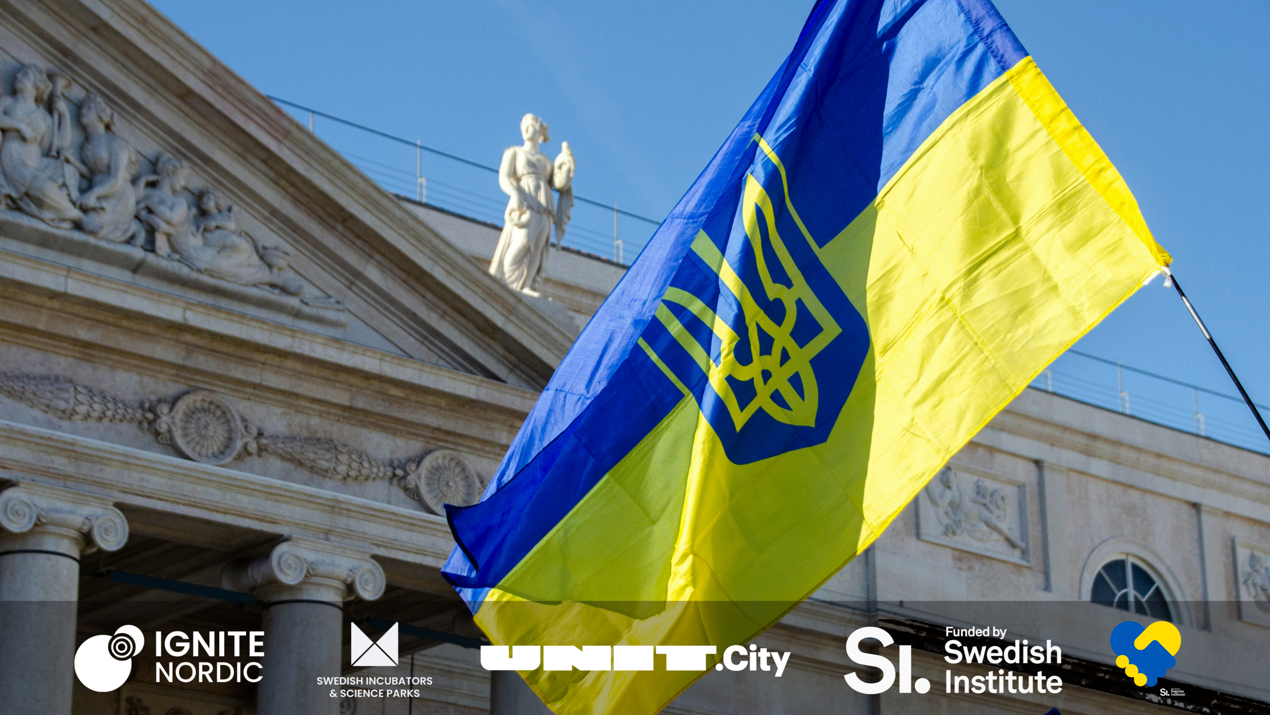 Sweden-Ukraine GovTech Alliance for Resilience and Rebuildning, a project by Ignite Nordic, UNIT.City & SISP, funded by the Swedish Institute